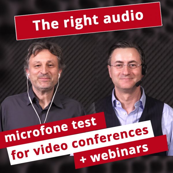 Online conference & webinar: How to find the right online tone! 7 microphones in the test