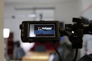 Behind the scenes bei unserem Dreh für Vuframe
