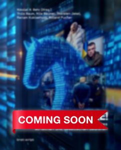 Cover of the book “WIR SIND FAKE! Wie KI-Missbrauch, Fake News und Deepfake Wirtschaft und Gesellschaft bedrohen” (WE ARE FAKE! How AI abuse, fake news, and deepfakes threaten the economy and society) – shows digitally altered faces as a symbol of manipulation by artificial intelligence. Published by brain script.